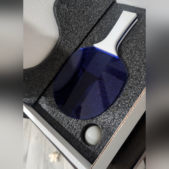 Luxe DominoesLuxe Ping Pong Set in Neon Blue - Picture 4 of 6